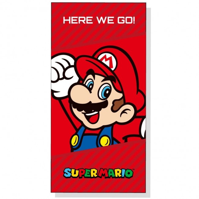Toalla Playa Microfibra Super Mario 140x70 CM.
