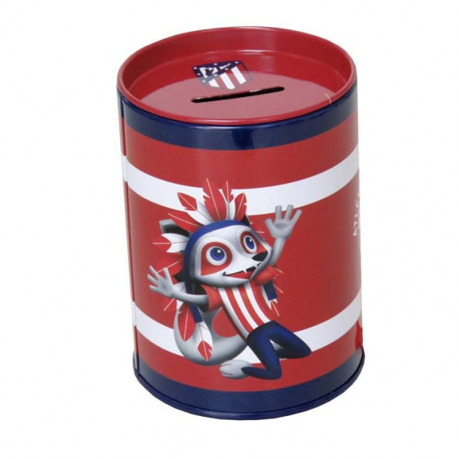 HUCHA CUBILETE METAL ATLÉTICO MADRID