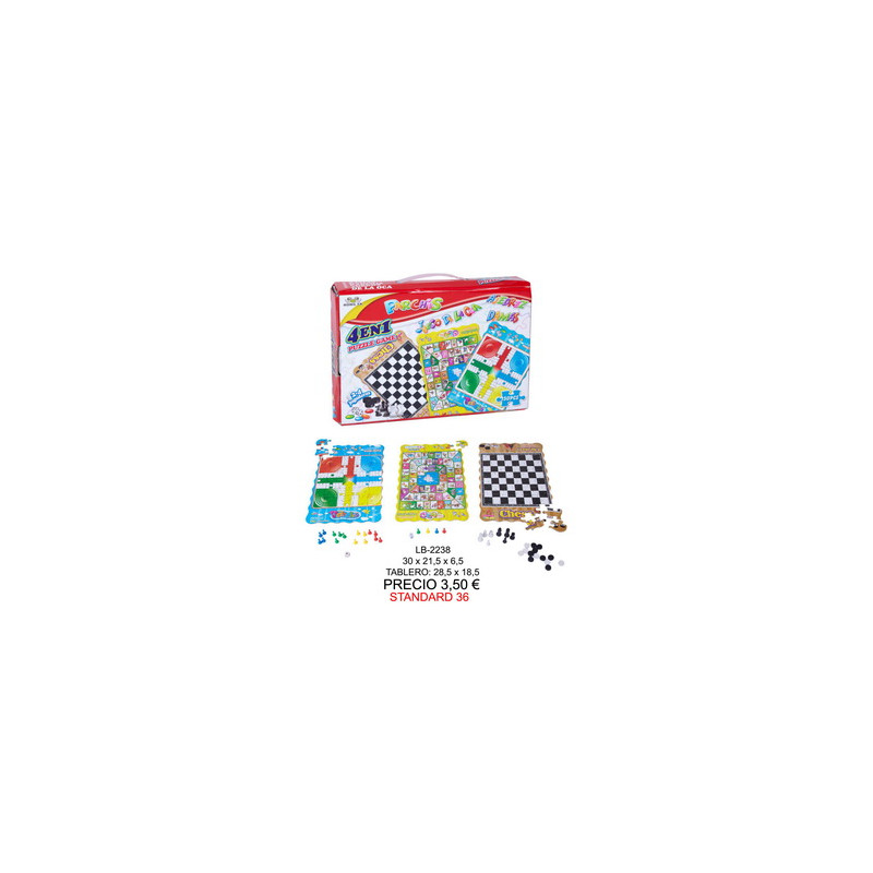 MALETÍN MULTIJUEGOS 4 EN 1
